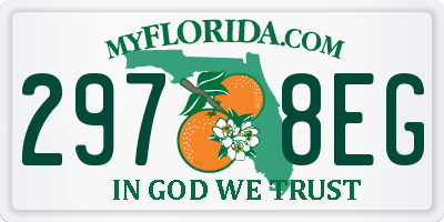 FL license plate 2978EG