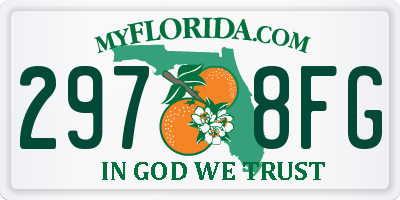 FL license plate 2978FG
