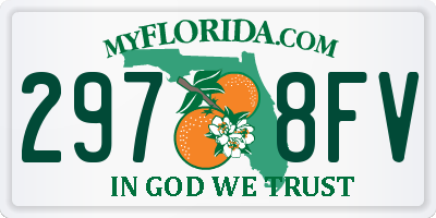 FL license plate 2978FV