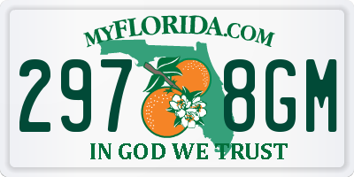 FL license plate 2978GM