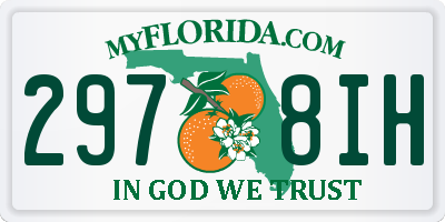 FL license plate 2978IH