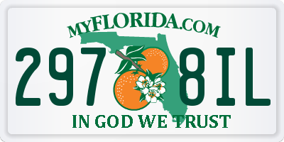FL license plate 2978IL