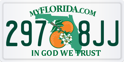 FL license plate 2978JJ