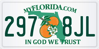 FL license plate 2978JL
