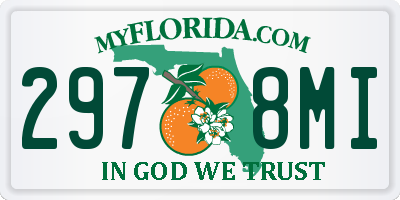 FL license plate 2978MI