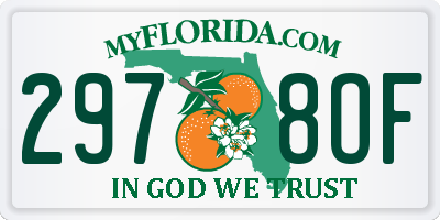 FL license plate 2978OF