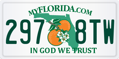 FL license plate 2978TW