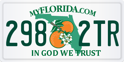 FL license plate 2982TR