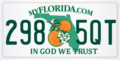 FL license plate 2985QT