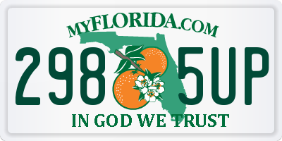 FL license plate 2985UP