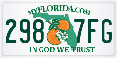 FL license plate 2987FG