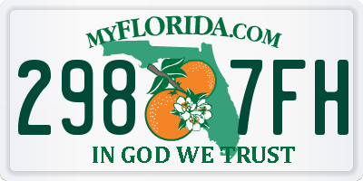 FL license plate 2987FH