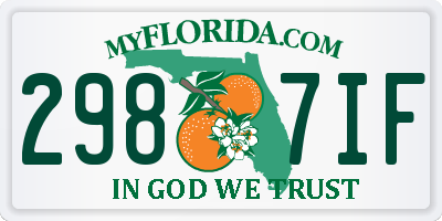 FL license plate 2987IF
