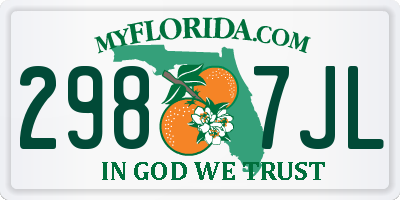 FL license plate 2987JL