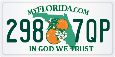 FL license plate 2987QP
