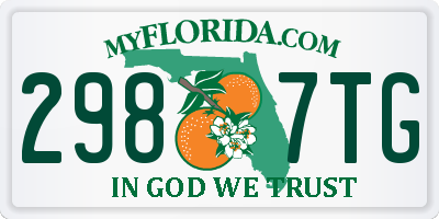 FL license plate 2987TG