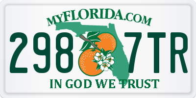 FL license plate 2987TR