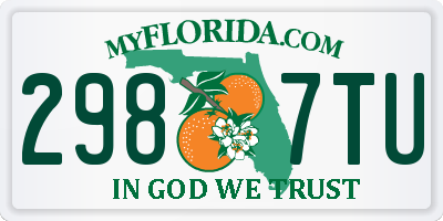 FL license plate 2987TU