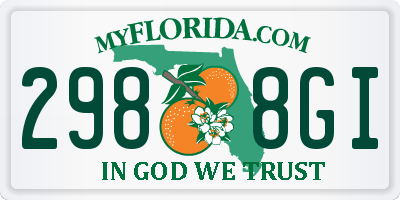 FL license plate 2988GI