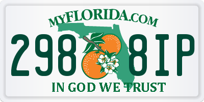 FL license plate 2988IP