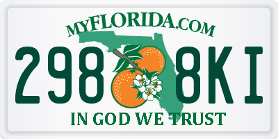 FL license plate 2988KI