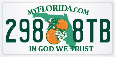 FL license plate 2988TB