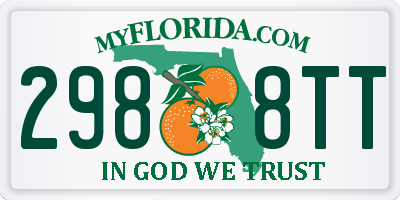 FL license plate 2988TT