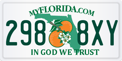 FL license plate 2988XY