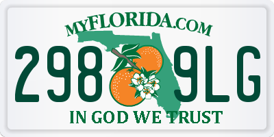 FL license plate 2989LG