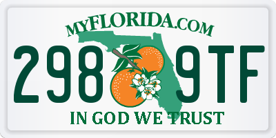 FL license plate 2989TF