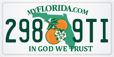 FL license plate 2989TI