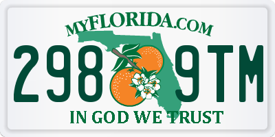 FL license plate 2989TM