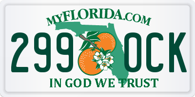 FL license plate 2990CK