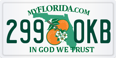 FL license plate 2990KB
