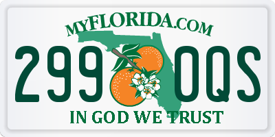 FL license plate 2990QS