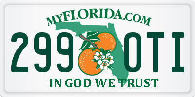 FL license plate 2990TI