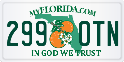 FL license plate 2990TN