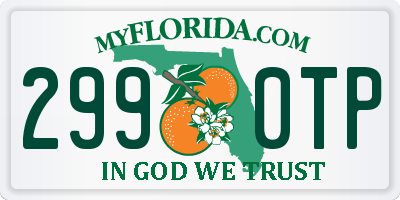 FL license plate 2990TP