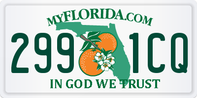 FL license plate 2991CQ