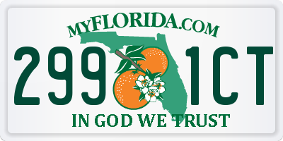 FL license plate 2991CT