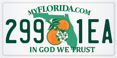 FL license plate 2991EA