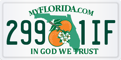 FL license plate 2991IF
