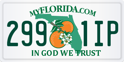 FL license plate 2991IP