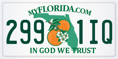 FL license plate 2991IQ