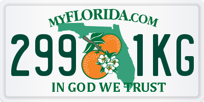 FL license plate 2991KG