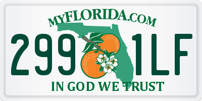 FL license plate 2991LF