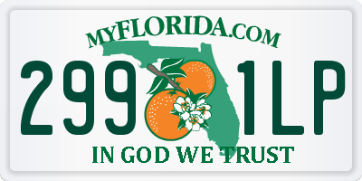 FL license plate 2991LP