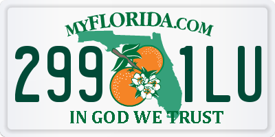 FL license plate 2991LU