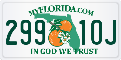 FL license plate 2991OJ