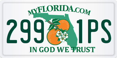 FL license plate 2991PS
